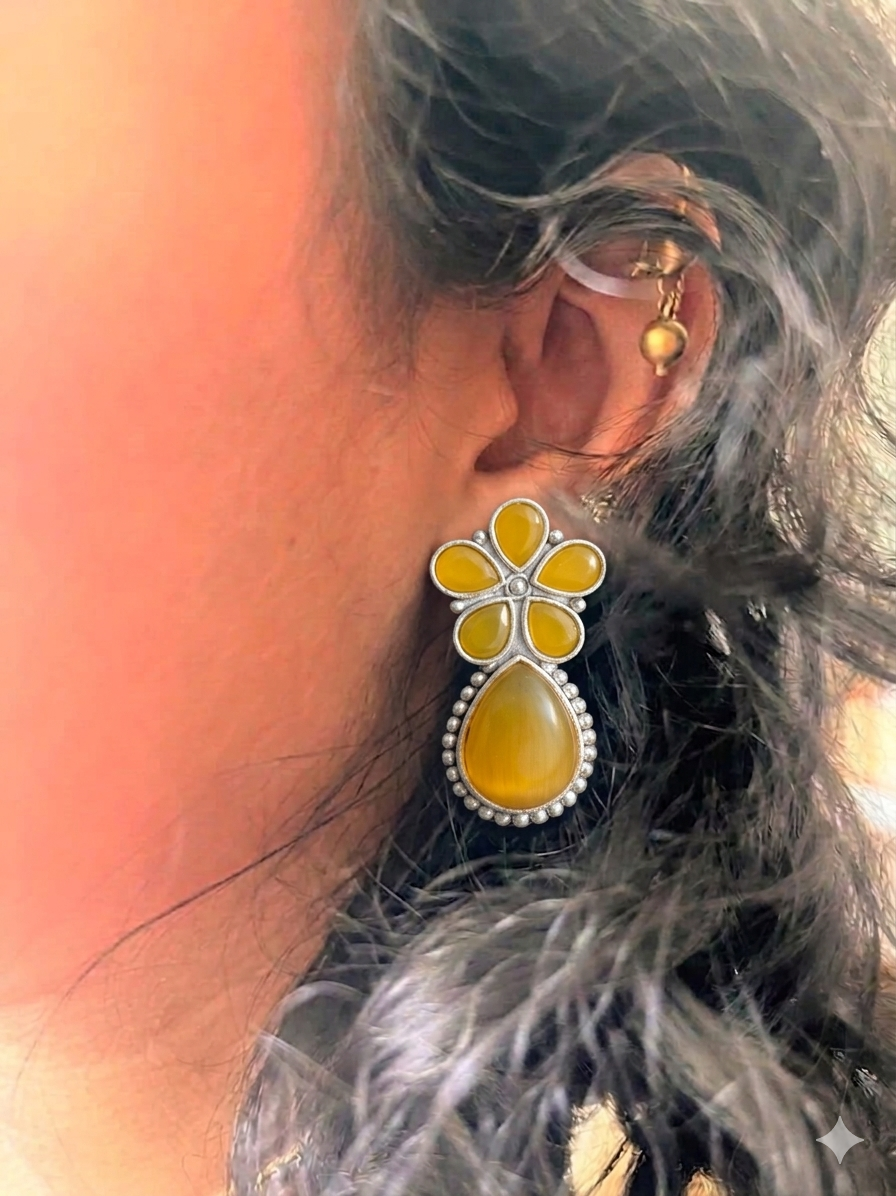 Meethi Boondi - Drop stud earrings