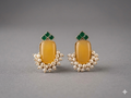 Ganga Yamuna - Drop Stud Earings