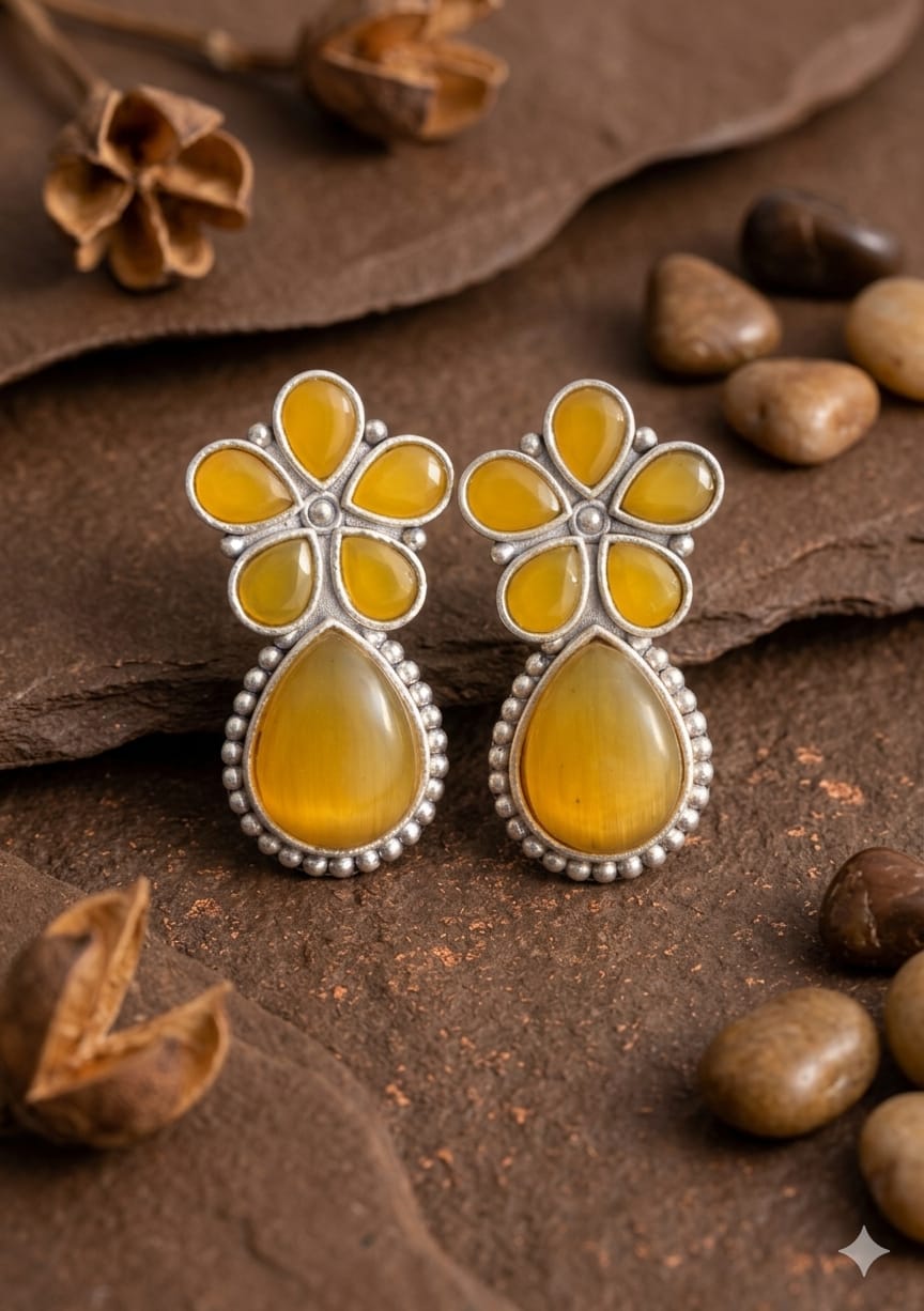 Meethi Boondi - Drop stud earrings
